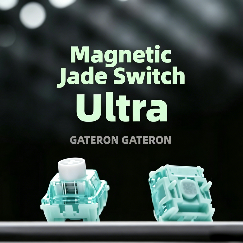 Gaming Keyboard Hall Effect Switches - GATERON Magnetic Jade Ultra Switch Linear