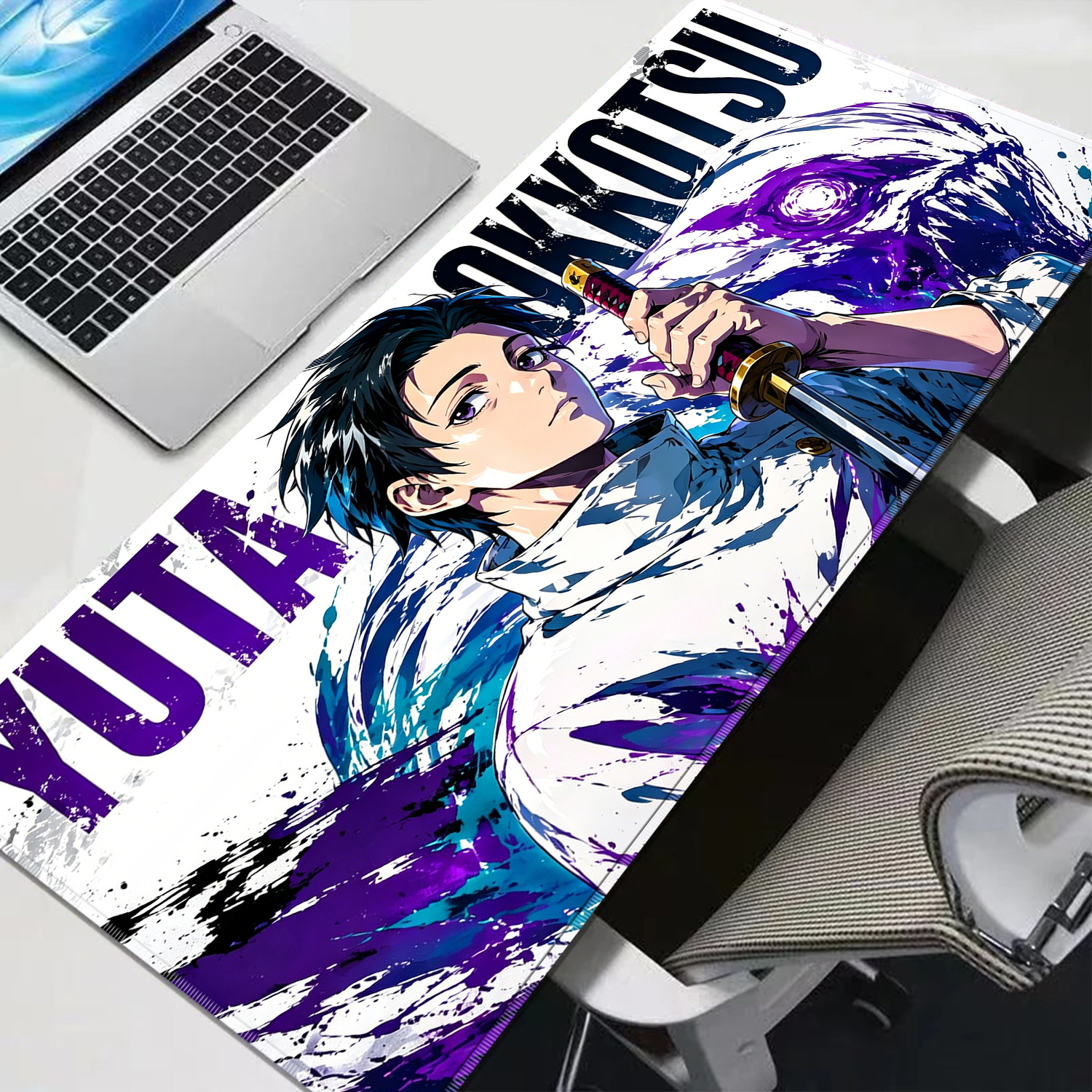 Gaming Keyboard Tactile - HD Anime Purple Mouse Pads Yuta