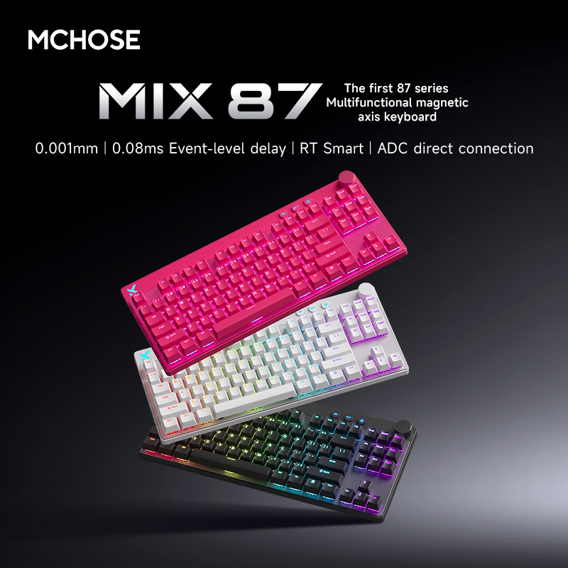 Gaming Keyboard Expensive - MCHOSE MIX87 Magnetic Switch Mechanical Keyboards