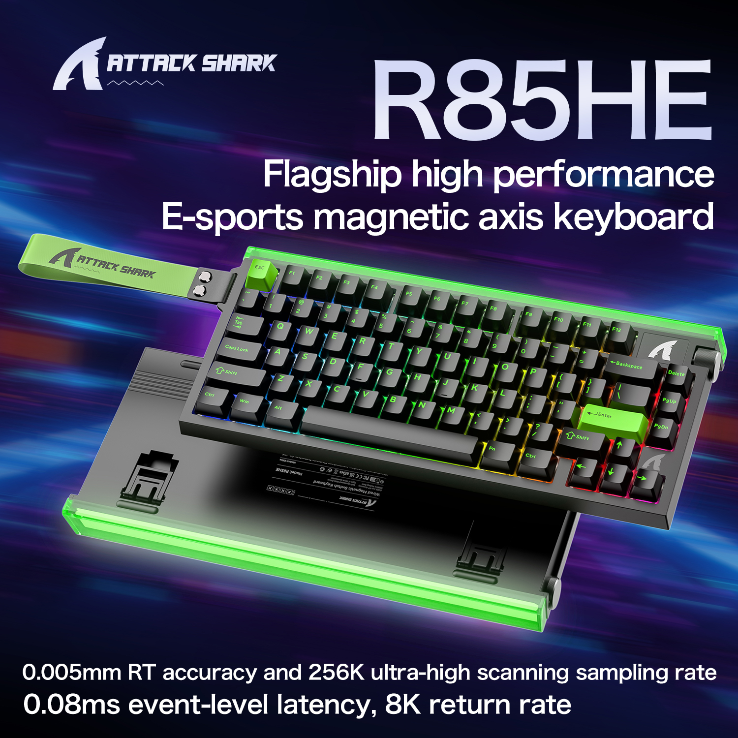 Gaming Keyboard Brand - R85 ATTACK SHARK R85HE Magnetic Keyboard