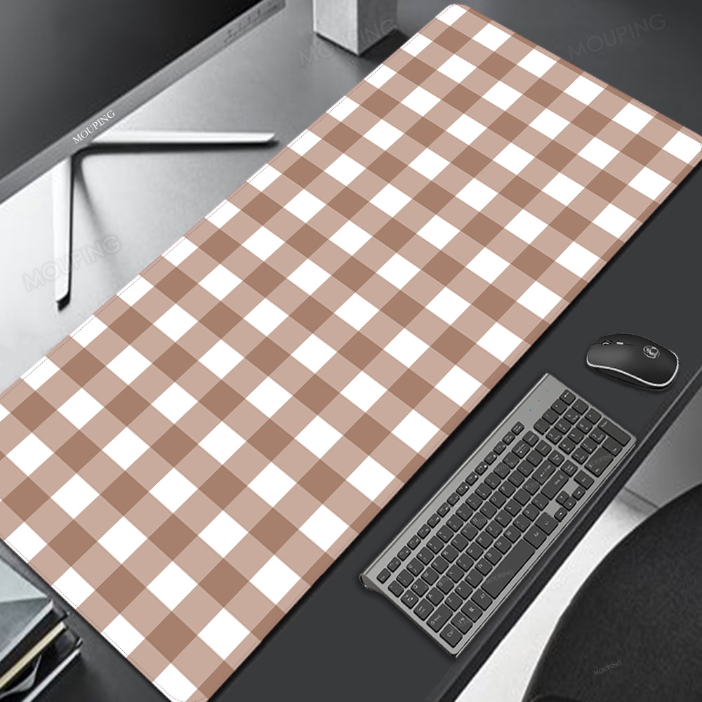 Pink Lattice Mouse Pad Kawaii  - Gaming Keyboard And Mouse Combo 评论和价格