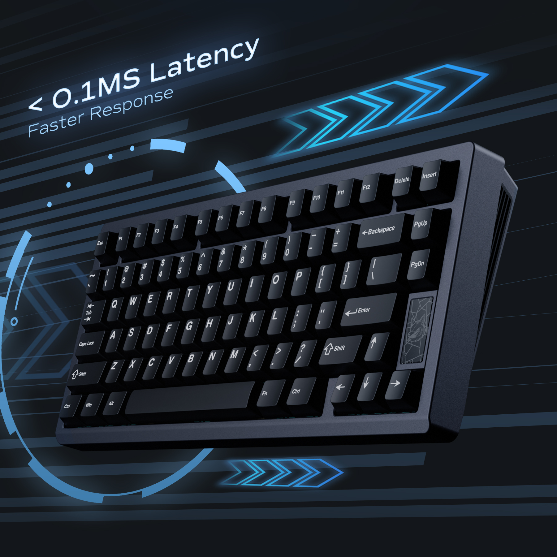 Chilkey Slice75 HE Gaming Keyb - Gaming Keyboard Hall Effect Switches 评论和价格
