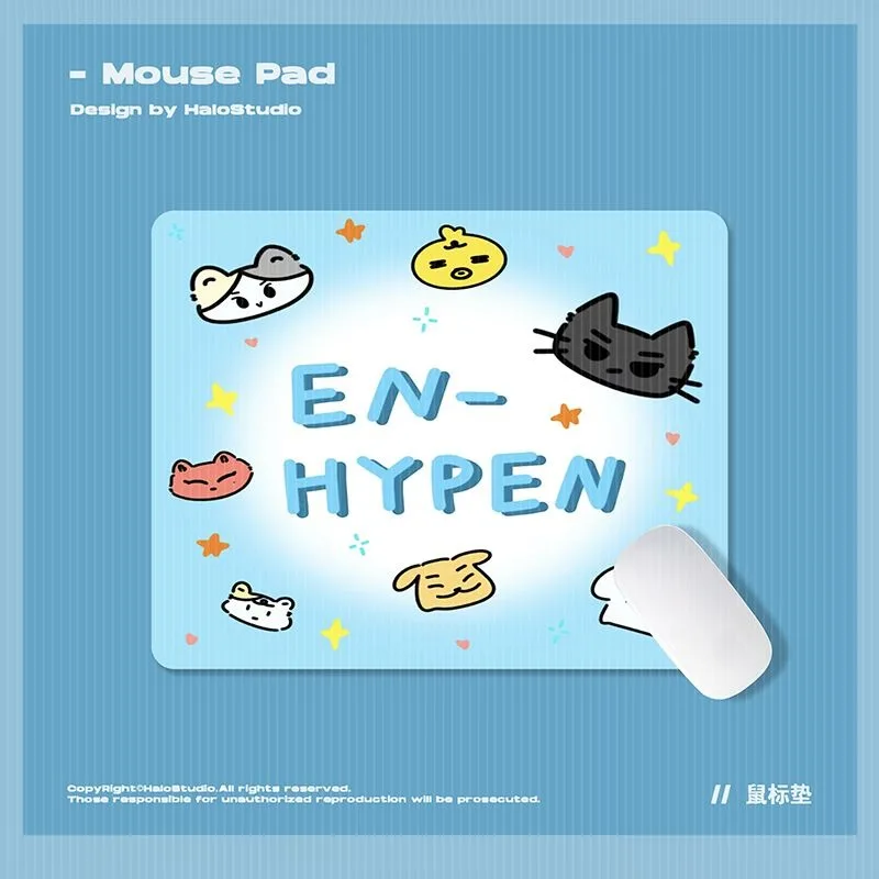 ENHYPENS Graffiti Cartoon Merc - Gaming Keyboard And Mouse Pad 评论和价格