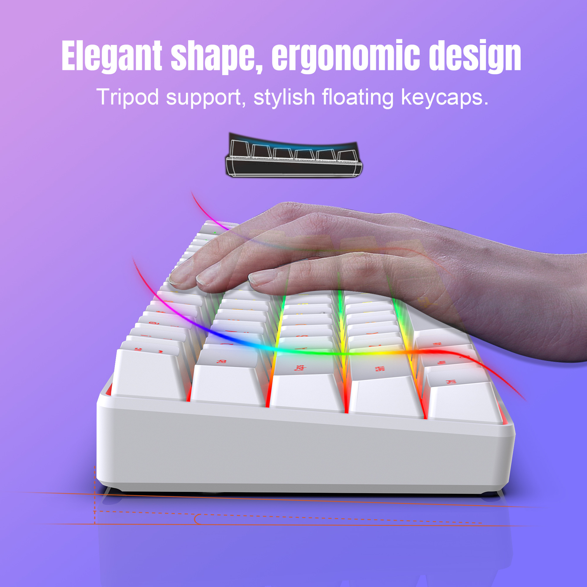 Keyboard and mouse 68key wired - Gaming Keyboard And Mouse Combo 评论和价格