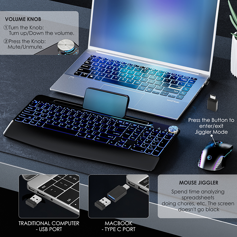 2.4G&Type-C Wireless Keyboard  - Gaming Keyboard Extension 评论和价格