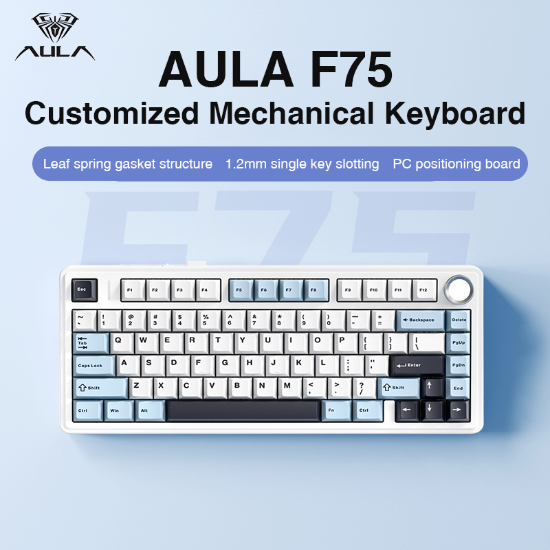 AULA F75 2.4G Wireless/Bluetoo - Gaming Keyboard Brand 评论和价格