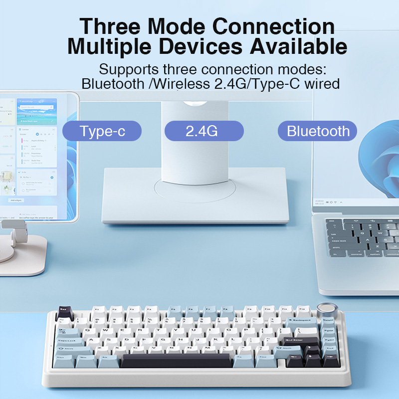 AULA F75 2.4G Wireless/Bluetoo - Gaming Keyboard Brand 评论和价格