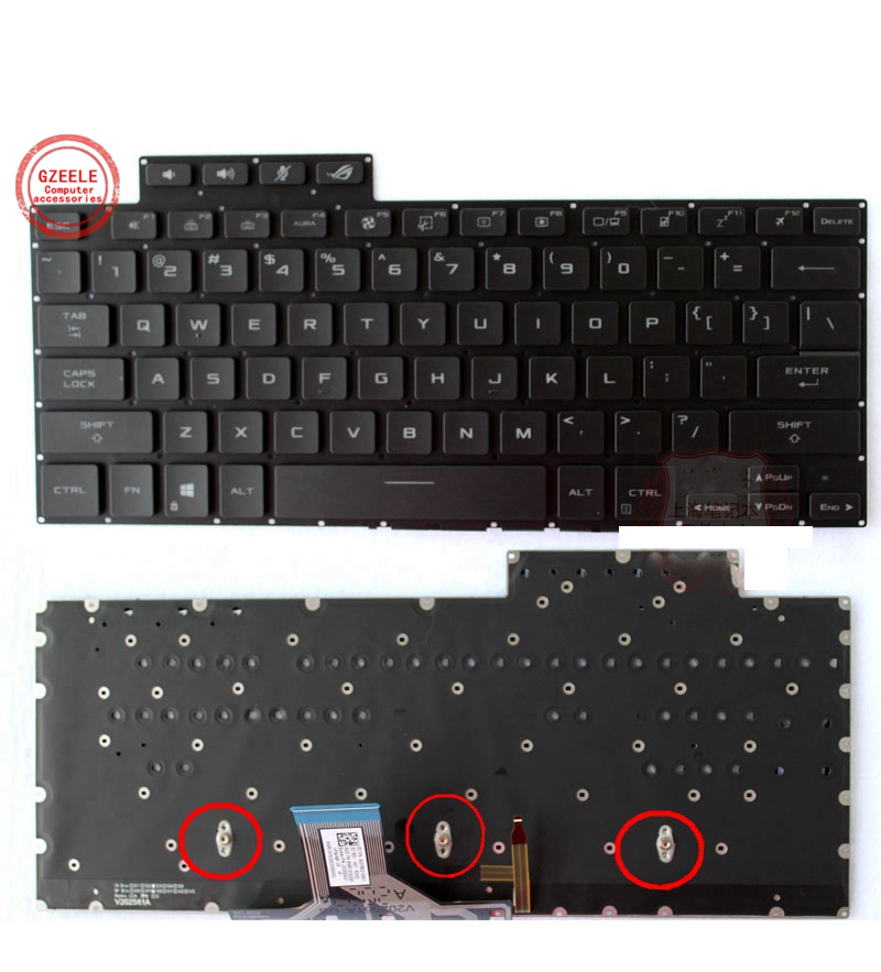 New US Backlit Keyboard for AS - Gaming Keyboard Asus 评论和价格