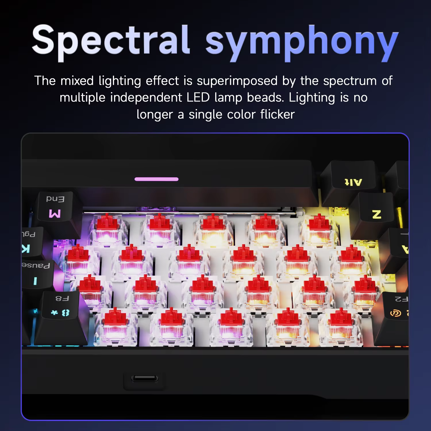 AJAZZ NK61 61-Key Red Switch W - Keyboard Gaming Blue Switch 评论和价格