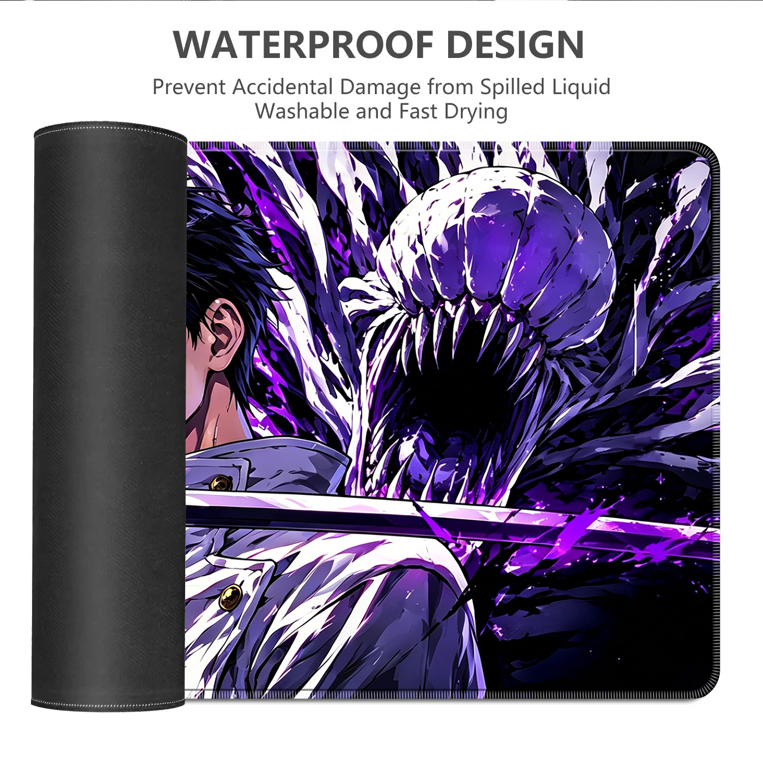 HD Anime Purple Mouse Pads Yut - Gaming Keyboard Tactile 评论和价格