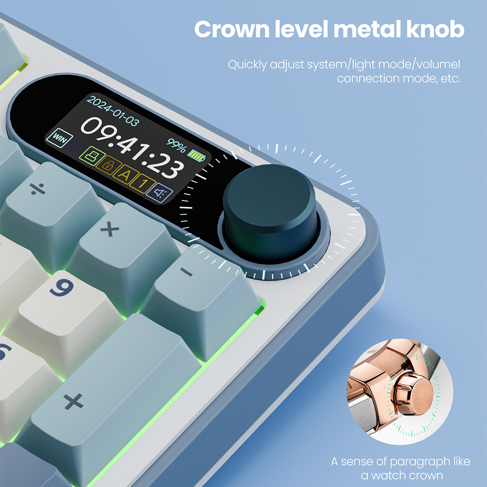 RK ROYAL KLUDGE S98 Mechanical - Gaming Keyboard Brand 评论和价格