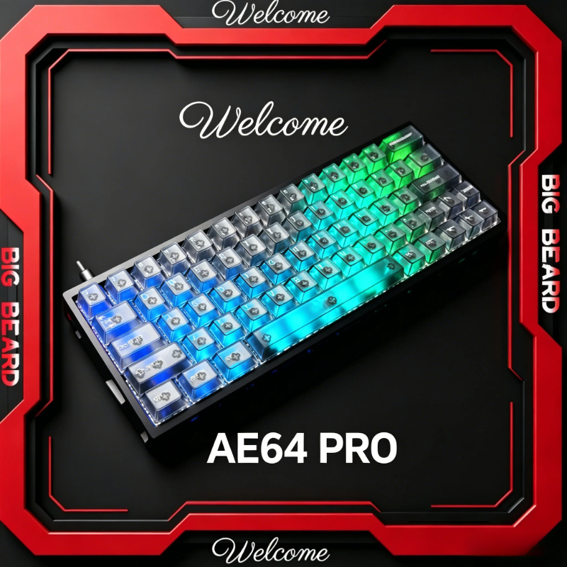 Everglide AE64 Pro HE Gaming K - Gaming Keyboard Hall Effect Switches 评论和价格
