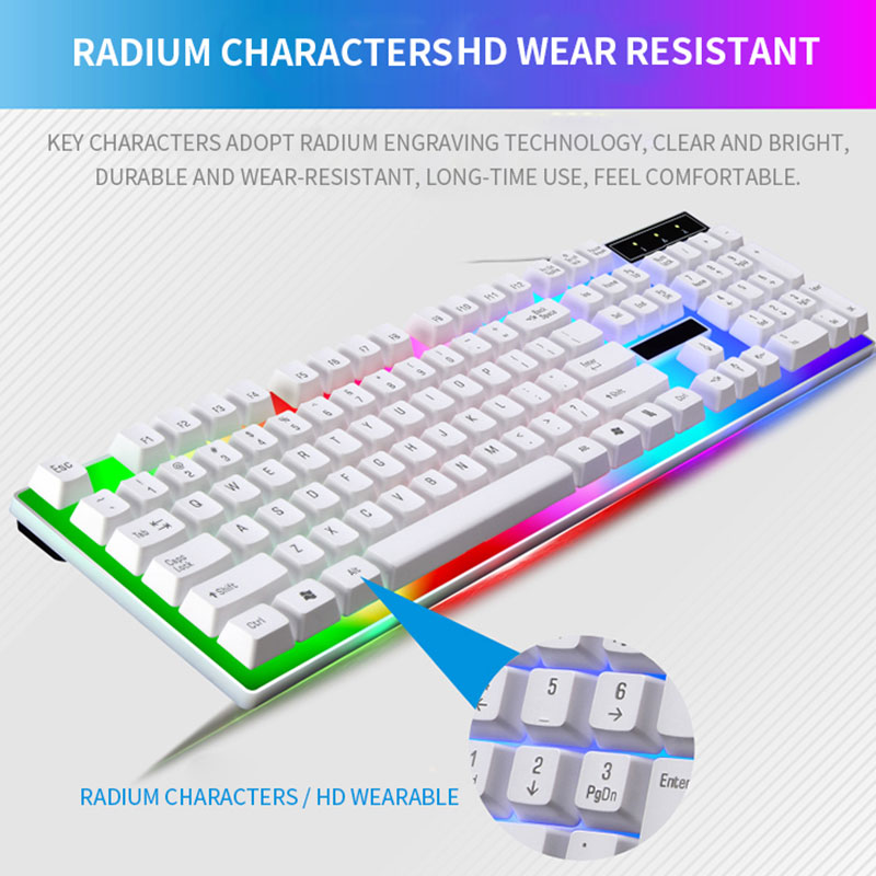 RGB Gaming Keyboard Gamer Keyb - Gaming Keyboard And Mouse Combo 评论和价格