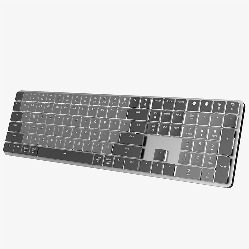 Bluetooth Dual-Mode Ultra-Thin - Keyboard Gaming Blue Switch 评论和价格
