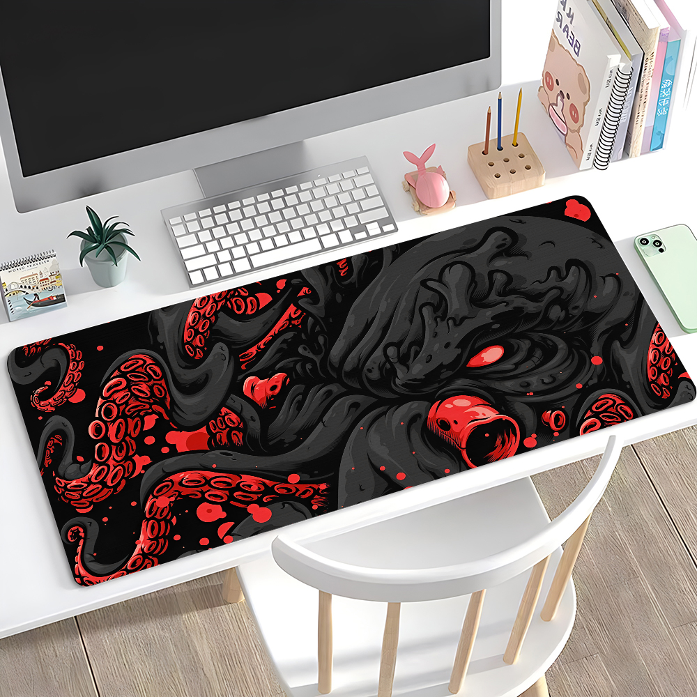 Octopus Monster Mousepad Large - Gaming Keyboard And Mouse Pad 评论和价格