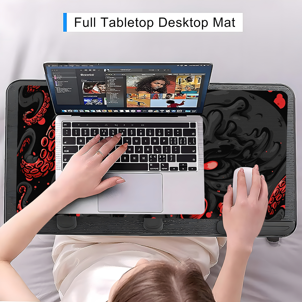 Octopus Monster Mousepad Large - Gaming Keyboard And Mouse Pad 评论和价格