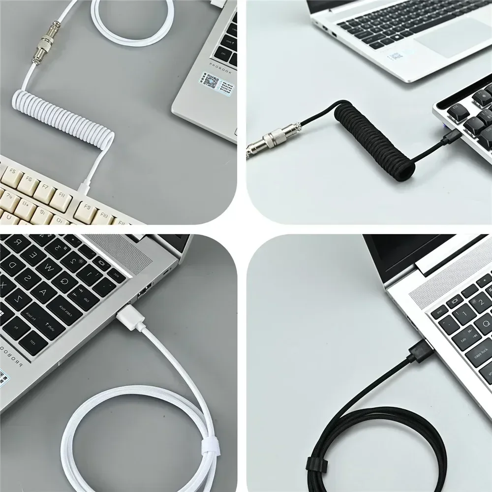 Type C USB aviator coiling cab - Gaming Keyboard Extension 评论和价格