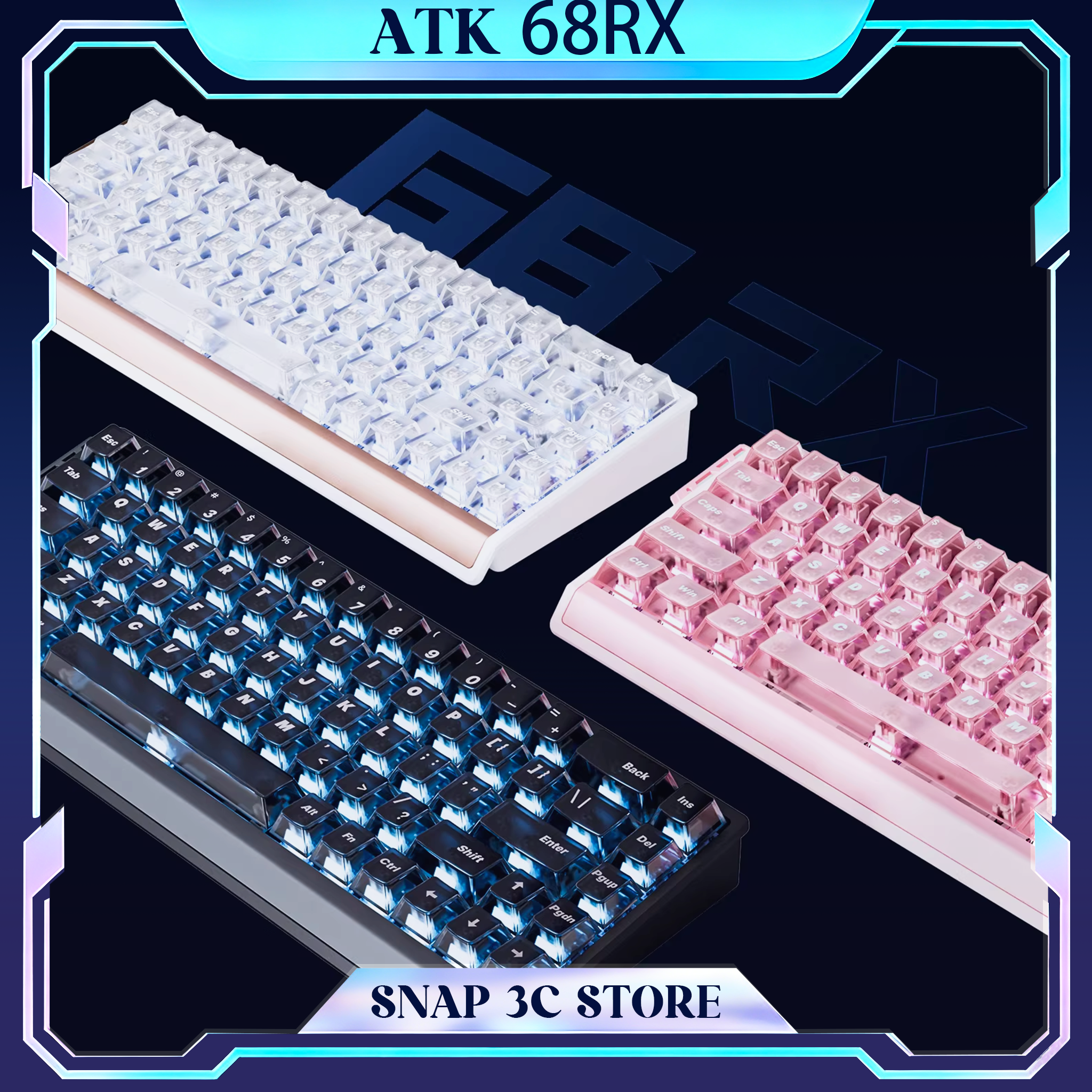ATK 68RX Magnetic Switch Gamin - Gaming Keyboard Hall Effect Switches 评论和价格