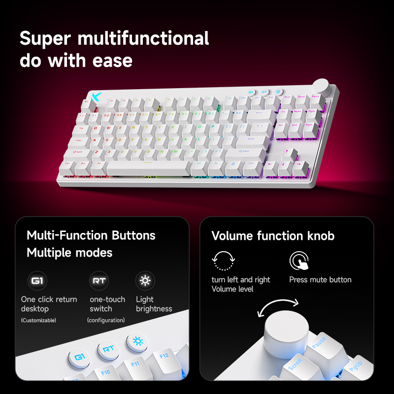 MCHOSE Mix 87 Mechanical Keybo - Gaming Keyboard Expensive 评论和价格