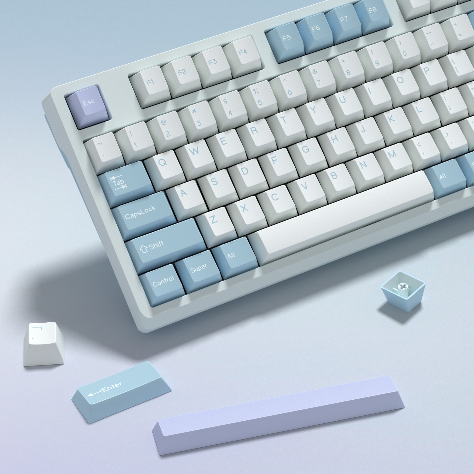 KBDiy GMK Illusion Keycap Cher - Gaming Keyboard Extension 评论和价格