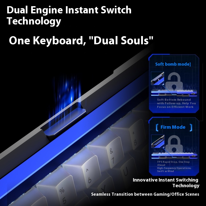 AULA AG60 Pro MAX Wired Mechan - Gaming Keyboard Hall Effect Switches 评论和价格