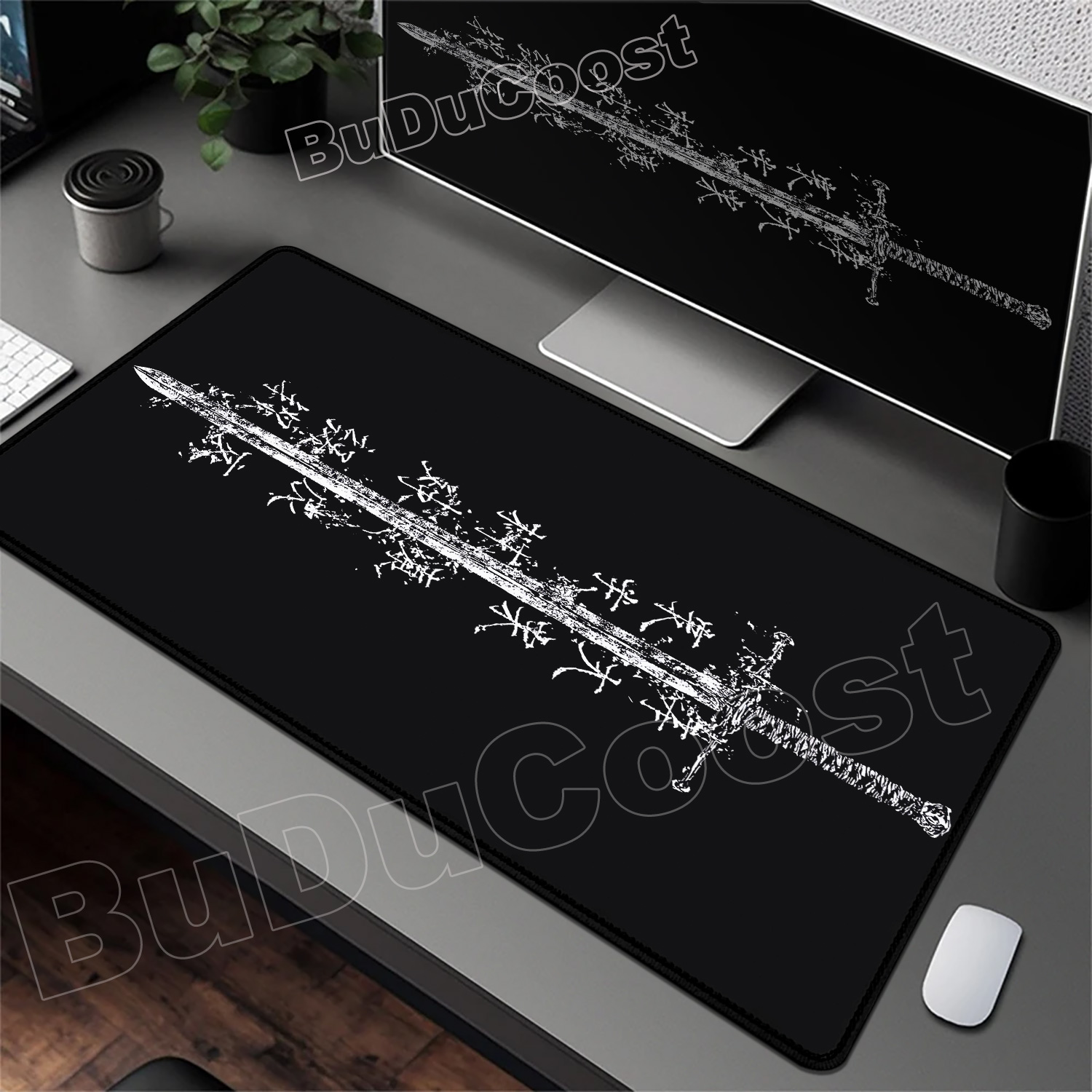 Cool Sword-wielding Girl Desig - Gaming Keyboard Brand 评论和价格