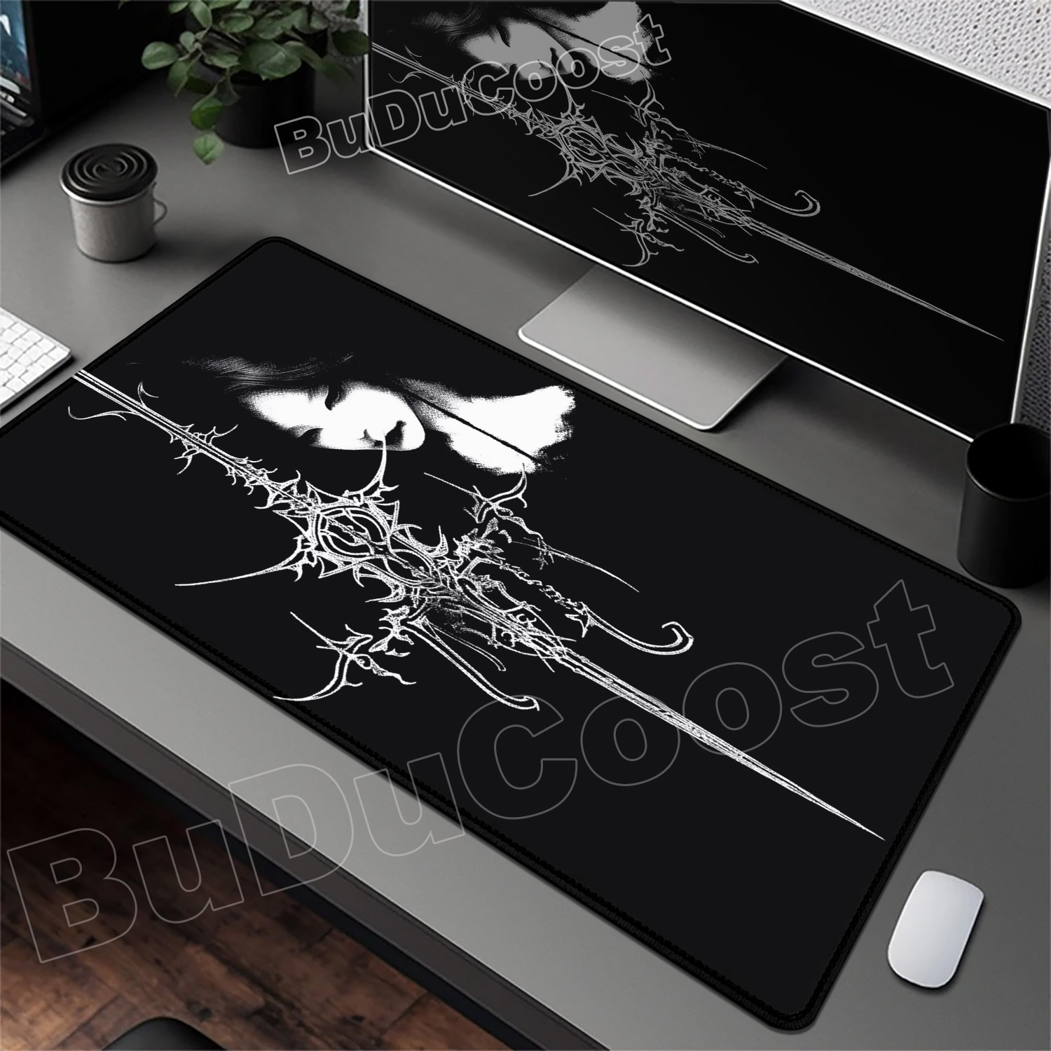 Cool Sword-wielding Girl Desig - Gaming Keyboard Brand 评论和价格
