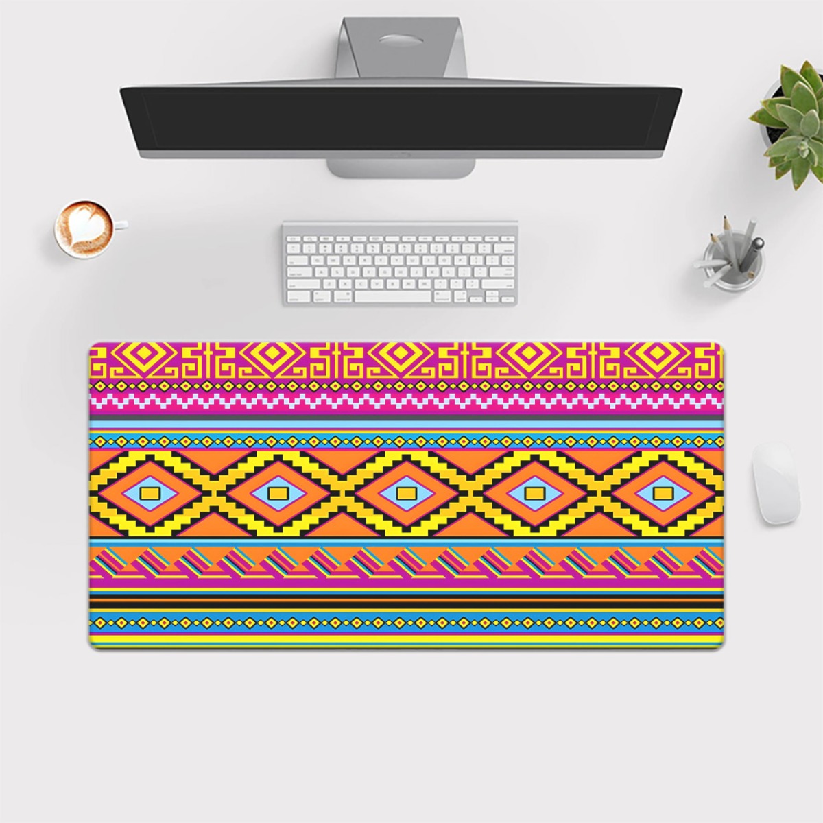 Brand Tribal Orange HD Printed - Gaming Keyboard Brand 评论和价格